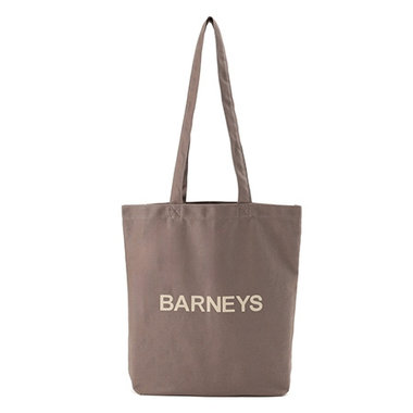 "BARNEYS" ロゴ入り縦型トートバッグ