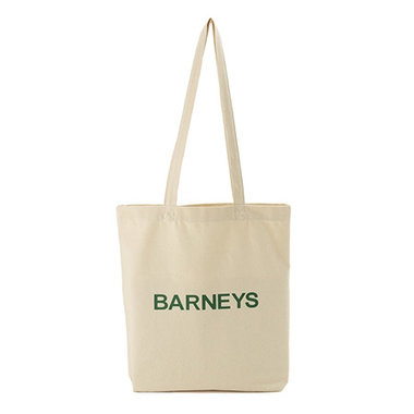 "BARNEYS" ロゴ入り縦型トートバッグ