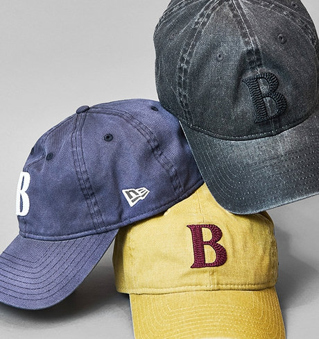 BARNEYS NEW ERAコラボレーション ヴィンテージ加工ロゴキャップ コラボ【Barneys New York×NEW ERA】ロゴキャップ (New Era