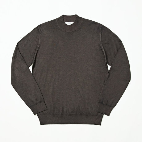 MAURO OTTAVIANI＜マウロ オッタヴィアーニ＞ バーニーズ　ニューヨーク限定モックネックニットプルオーバー