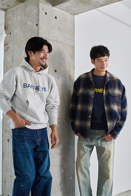 “BARNEYS” <チャンピオン>コラボレーション スウェットフーディ