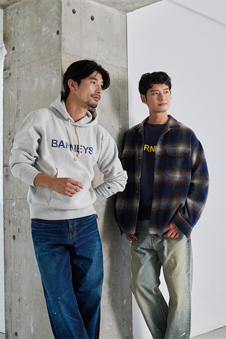 “BARNEYS” <チャンピオン>コラボレーション スウェットフーディ