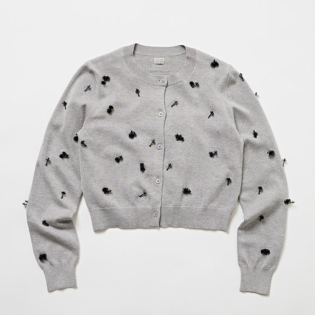 ATELIER EDITION ＜アトリエ エディション＞バーニーズ　ニューヨーク限定 ビーズ刺繍ニットカーディガン