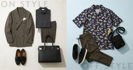 WE RECOMMEND:SET UP STYLE 大人の着回し術、ON/OFF セットアップコーデ
