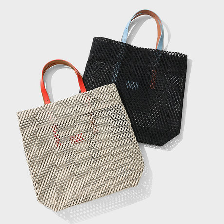 MARYALTERNA <メアリオルターナ> バーニーズ ニューヨーク限定 バイカラーメッシュトートバッグ “GAP“