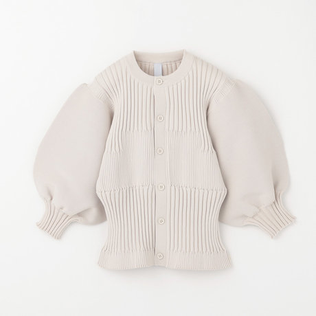 CFCL＜シーエフシーエル＞ バーニーズ　ニューヨーク限定ショートスリーブニットカーディガン “FLUTED“