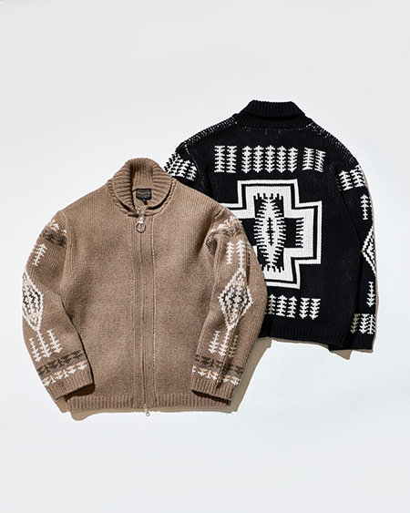 ＜ペンドルトン＞ 別注 ジップアップニットカーディガン