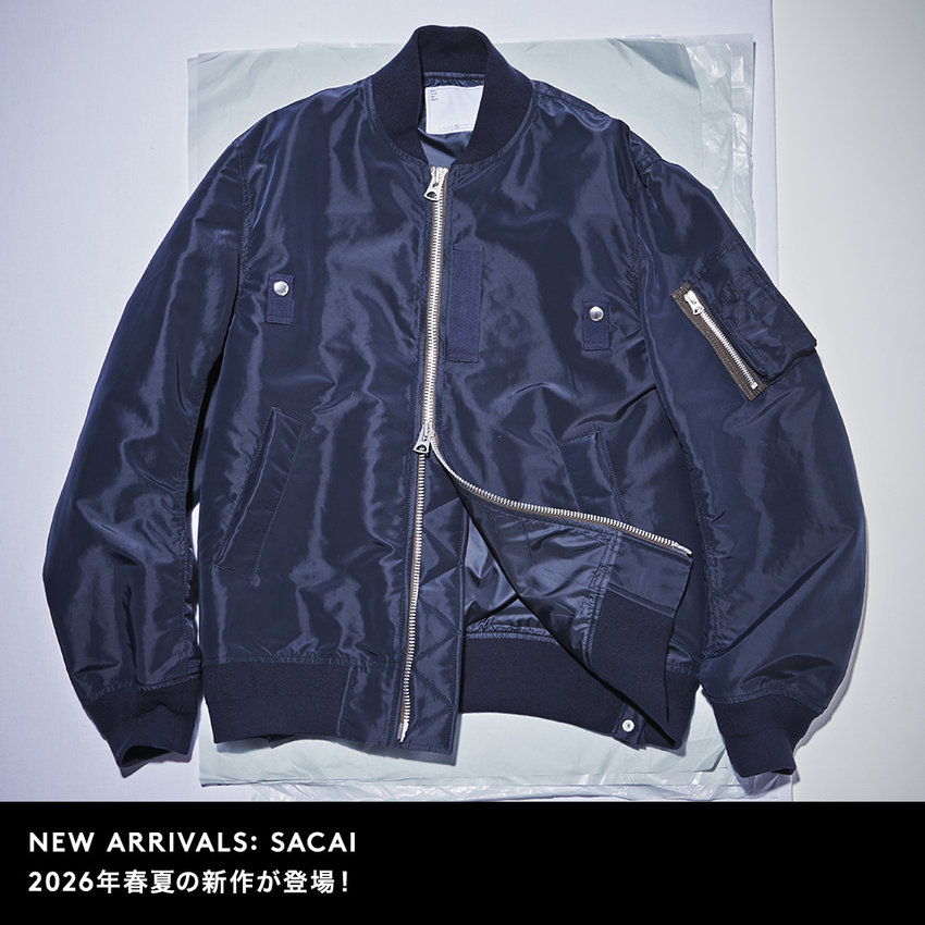 NEW ARRIVALS: SACAI 2026年春夏の新作が登場！