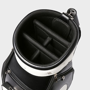 【オーダー品】 キャディバッグ（WHITE） 開口