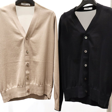 HYKE＜ハイク＞バックシアーコンビネーション ニットカーディガン