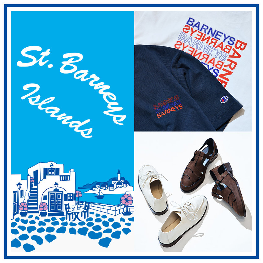 MEN'S ST. BARNEYS ISLANDS “リゾート“をコンセプトに、旅へと誘うようなアイテムを幅広くご紹介
