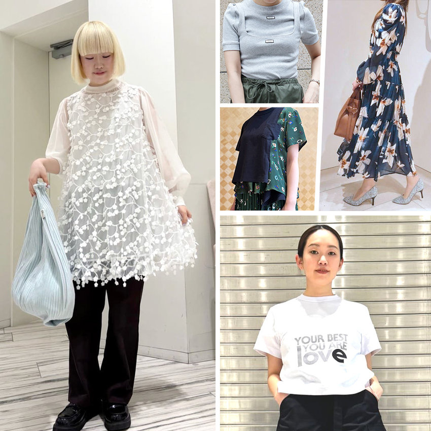 T-SHIRTS & DRESS COLLECTION 夏のスタイリングにおすすめのワンピースやTシャツをご紹介
