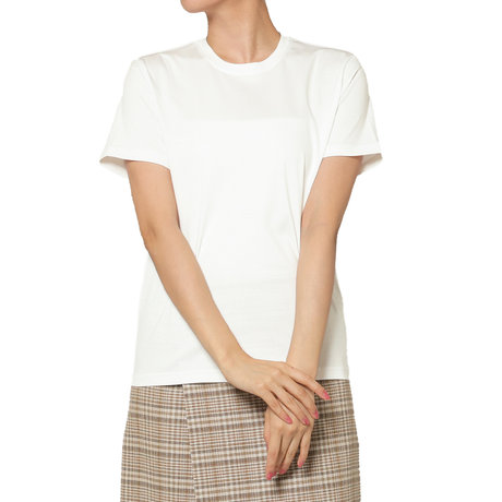 BARNEYS NEW YORK＜バーニーズ　ニューヨーク＞ ウォッシャブル スムースコットンTシャツ（アルビニ社製コットン使用）
