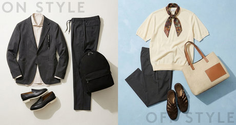 WE RECOMMEND:SET UP STYLE 大人の着回し術、ON/OFF セットアップコーデ