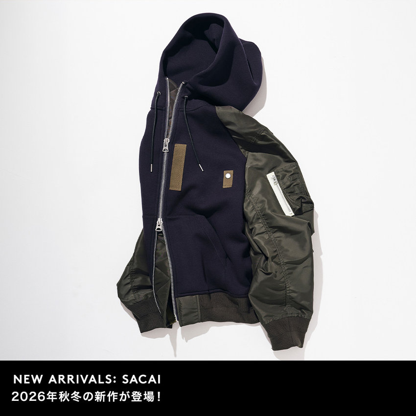 NEW ARRIVALS: SACAI 2026年秋冬の新作が登場！