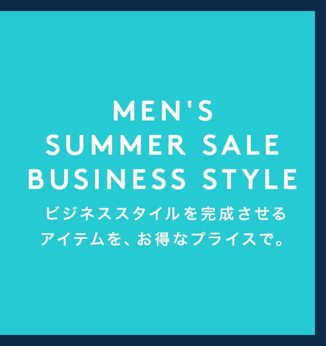 MEN'S SUMMER SALE BUSINESS STYLE