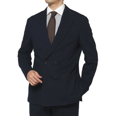 FRADI<フラディ> コットンリネン素材ダブルブレストジャケット
