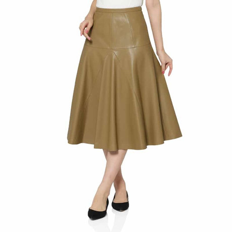 BARNEYS NEW YORKウォッシャブル フェイクレザースカート