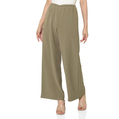 BARNEYS NEW YORK＜バーニーズ　ニューヨーク＞ ウォッシャブル ダブルクロスワイドパンツ