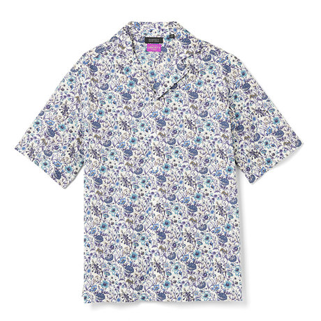 BARNEYS NEW YORK＜バーニーズ　ニューヨーク＞花柄オープンカラーシャツ