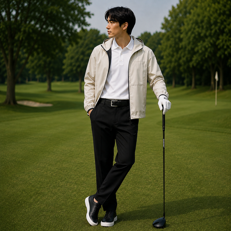 STYLE 01|URBAN SPORTY シックな配色で楽しむ、都会的なゴルフスタイル