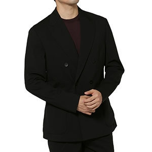 FRADI<フラディ> バーニーズ ニューヨーク限定セットアップ ストレッチ素材ダブルブレストジャケット