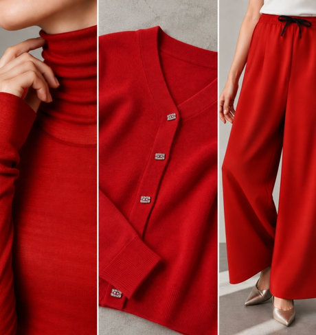 RED IS THE NEW MOOD この秋、赤を着る。