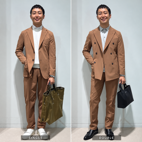 BARNEYS NEW YORKセットアップ ナイロンタフタシングルブレストジャケット