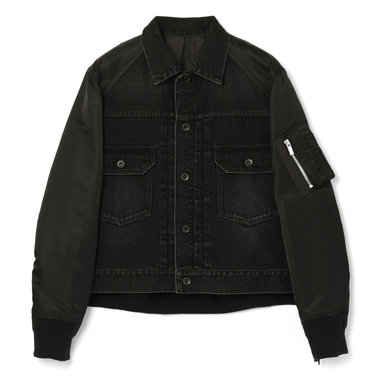 SACAI<サカイ> コンビネーションデニムジャケット