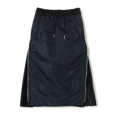 SACAI<サカイ> サイドプリーツ入りスカート