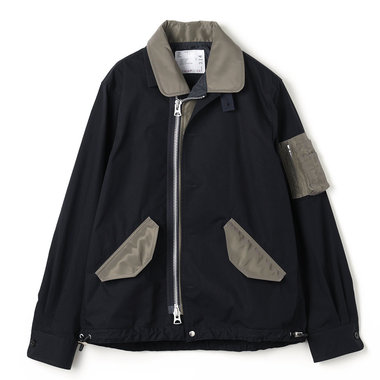 SACAI<サカイ> コンビネーション オックスフォードブルゾン