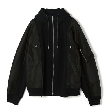 SACAI<サカイ> コンビネーション ジップアップパーカー