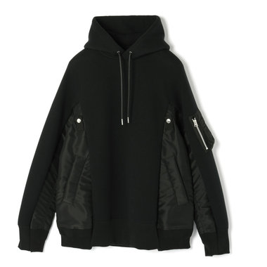 SACAI<サカイ> コンビネーション スウェットパーカー
