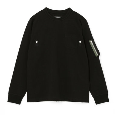 SACAI<サカイ> コットンジャージーロングスリーブTシャツ