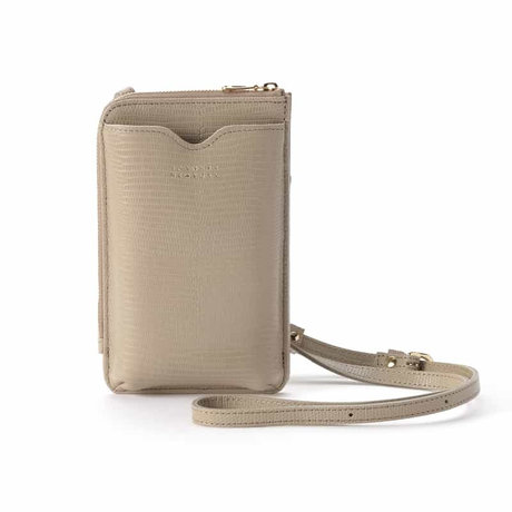 BARNEYS NEW YORK 型押しレザーフォーンバッグ