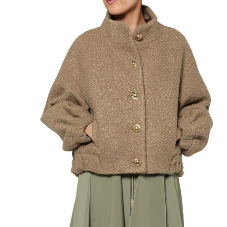 BARNEYS NEW YORK ループニットブルゾン