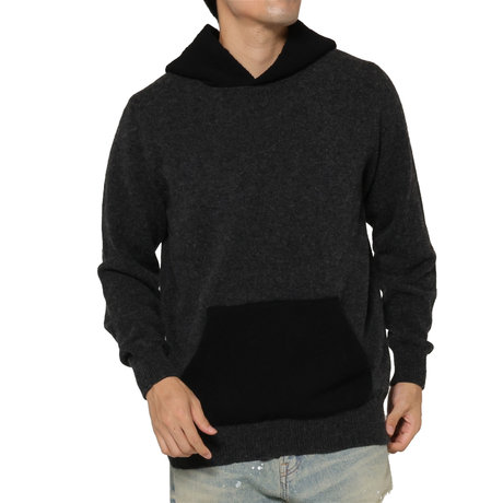 BARNEYS NEW YORK ウール素材ニットパーカー