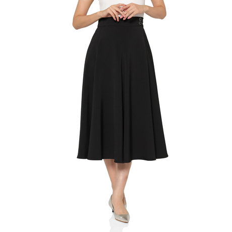 BARNEYS NEWYORK セットアップ ダブルクロス フレアスカート
