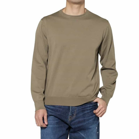 BARNEYS NEW YORK シーアイランドコットン クルーネックニットプルオーバー