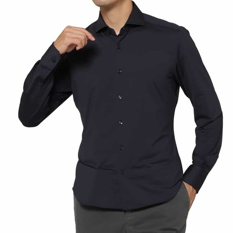 XACUS XACUS＜ザッカス＞ ストレッチ素材シャツ