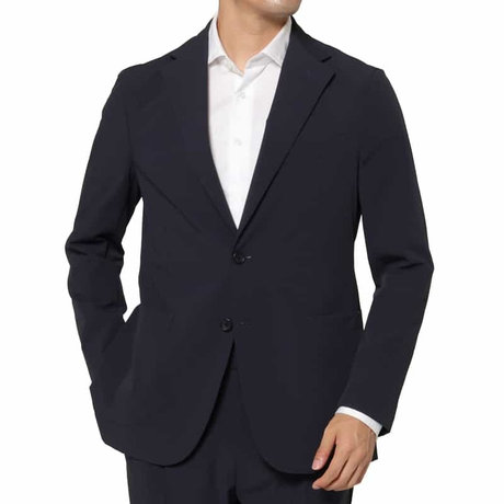 BARNEYS NEW YORK セットアップ ナイロンタフタシングルブレストジャケット