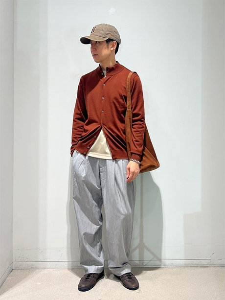 KNIT STYLE②｜ブラウンのコントラストが粋な大人の休日スタイル