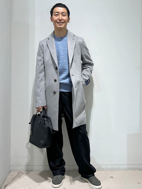OUTER STYLE③｜グレーコートを軽快に