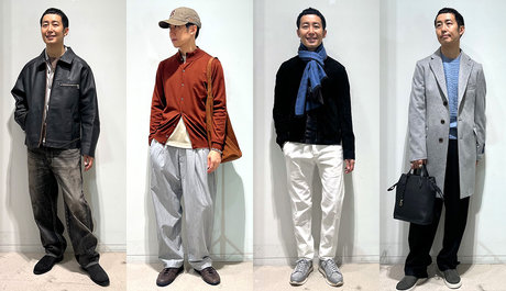HELLO, FALL & WINTER! MEN’S KNIT & OUTER STYLING ニットとアウターでつくる、秋冬の装い