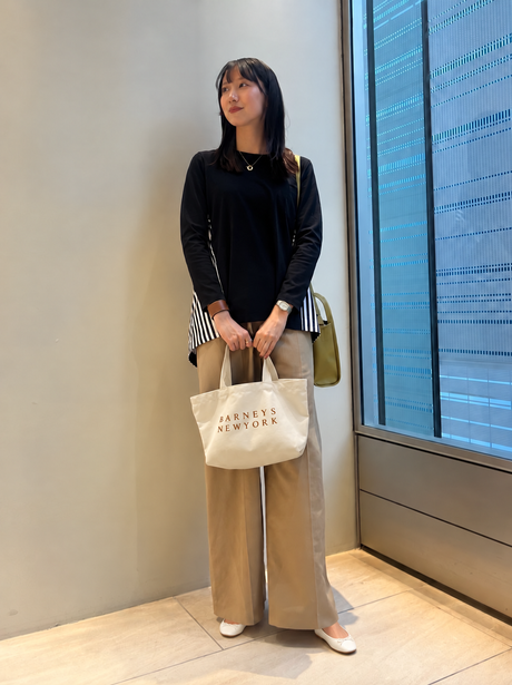 BARNEYS NEW YORKロゴ トートバッグ （S）