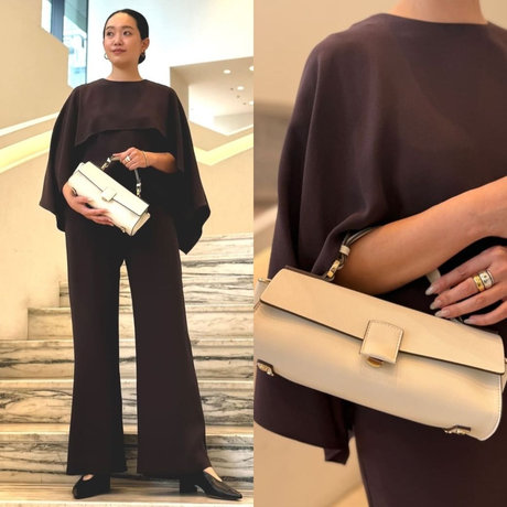 BARNEYS NEW YORK 2WAY フラップ ワンハンドルバッグ