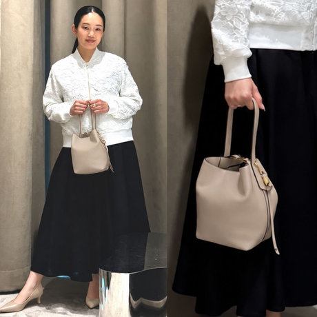 BARNEYS NEW YORK 2WAY レザーワンハンドルバッグ