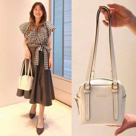 BARNEYS NEW YORK 2WAY キューブ型ハンドバッグ
